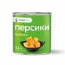 Персики Smart Chef Кубики Консервированные 3,1л Сухой Вес 1,8кг