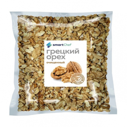 Грецкий орех очищенный половинки Smart Chef 0,5 кг