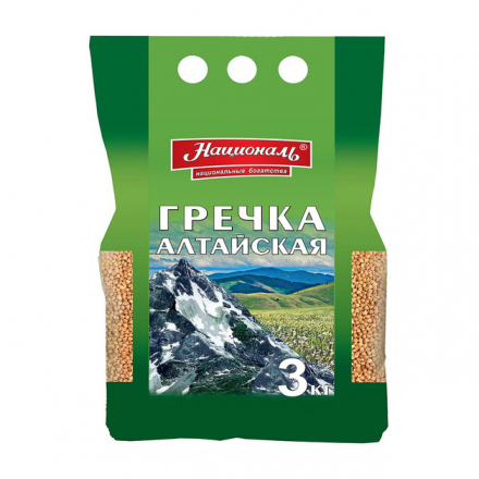 Крупа Националь Гречневая Алтайская 3кг