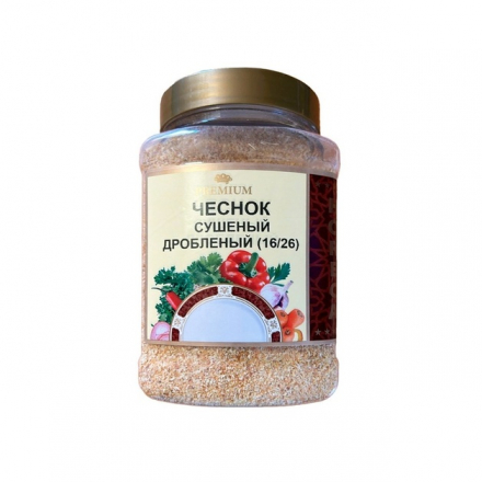 Чеснок Мой Продукт Сушеный Дробленый 16\26 600г